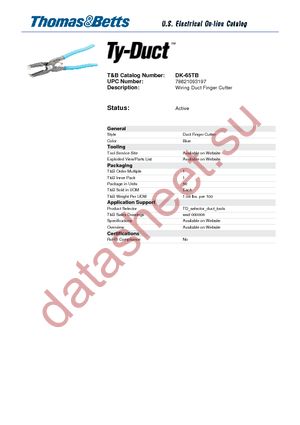 DK-65TB datasheet  